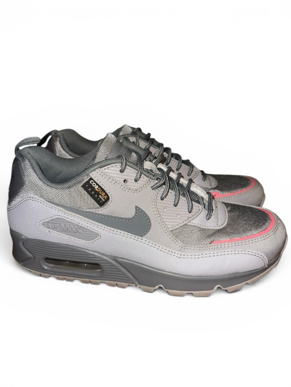 Nike Air Max 90 Surplus Wolf Grey/Cool Grey-Pink Salt Mens Size 8 - Picture 2 of 9